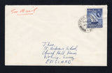 ADEN - 1960 - CANCELLATION: Cover franked with 1953 35c violet blue QE2 issue (SG 57a) tied by fine strike of SHEIKH OTHMAN cds dated 20 JUN 1960. Addressed to UK.  (ADE43893)