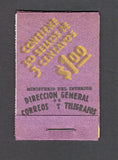 ARGENTINA - 1935 - BOOKLET: 1p black & gold on deep violet BOOKLET with 'CONTIENE 20 SELLOS DE 5 CENTAVOS MINISTERIO DEL INTERIOR DIRECCION GENERAL DE CORREOS Y TELEGRAFOS' printed cover and 'CORREO AEREO' Airplane advert on back reading 'Utilicelo para sus comunicaciones y ganara tiempo'. The booklet contains 20 of the 5c orange brown 'Moreno' Typographed issue on chalk surfaced paper (SG 653b) in panes of four with printed interleaving. A superb example in exceptional condition. Very rare. (GJ #Carnet 80