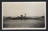ARGENTINA - 1939 - POSTCARD & GRAF SPEE: Real photographic PPC 'Ultimos momentos del Graf Spee - 17 Diciembre de 1939' showing the last moments of the undamaged ship before it sank. Unused. Scarce.  (ARG43630)