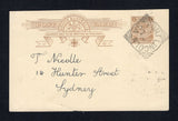 AUSTRALIAN STATES - SOUTH AUSTRALIA - 1898 - POSTAL STATIONERY & CANCELLATION: 1d brown on cream QV postal stationery card (H&G 3) used with fine PORT LINCOLN squared circle cds dated  AU 3 1898. Addressed to SYDNEY.  (AUS45453)