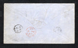 AUSTRALIAN STATES - VICTORIA 1860 QUEEN ON THRONE ISSUE & CANCELLATION
