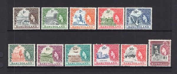 BASUTOLAND - 1961 - QE2 ISSUE: 'New Currency' QE2 definitive issue, the set of eleven fine mint. (SG 69/79)  (BAS/11109)