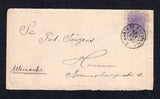 BRAZIL - 1892 - CANCELLATION: Cover franked with single 1890 200rs violet 'Southern Cross' issue (SG 91) tied by good strike of COLONIA DE S. LOURENCO cds dated NOV 1892. Addressed to GERMANY with transit & arrival marks on reverse.  (BRA27207)