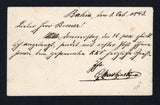 BRAZIL 1893 POSTAL STATIONERY