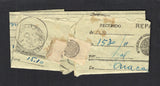 BRAZIL - 1930 - TELEGRAM: Printed 'TELEGRAMMA Reparticao Geral dos Telegraphos' black on green TELEGRAPH FORM with illustrated 'Map' on reverse sent locally within BAHIA with somewhat unclear TELEGRAFOS BAHIA cds dated 11 AGO 1930 and boxed 'AJ.' marking in black and sealed with small printed black on white 'Globe' telegraph seal split in two from opening.  (BRA43633)