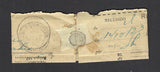 BRAZIL - 1933 - TELEGRAM: Printed 'TELEGRAMMA Reparticao Geral dos Telegraphos' black on green TELEGRAPH FORM with illustrated 'Map' on reverse sent locally within BAHIA with TELEGRAFOS BAHIA cds dated 23 OUT 1933 with boxed 'II.' marking in purple and sealed with small printed black on pale green 'Globe' telegraph seal split in two from opening.  (BRA43634)