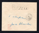 BRAZIL - 1923 - REGISTRATION & CANCELLATION: 100rs red on white postal stationery envelope (H&G B19a) used with added 1920 100rs rose red and 300rs olive grey 'Industry' issue (SG 309 & 314) tied by REGISTRADOS (BARBACENA) cds's dated 14 FEV 1923 with large boxed 'BARBACENA' registration marking on reverse. Addressed to RIO DE JANEIRO with arrival cds on reverse.  (BRA43797)