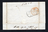 BRAZIL - 1847 - MARITIME: Cover datelined 'C Stockmeyer, Rio' on flap with manuscript 'Antelope' ship endorsement on front. Addressed to UK with good strike of 'LIVERPOOL SHIP' entry marking on reverse dated 11 OC 1847 with red LONDON arrival cds. Rated '8d' on front in manuscript.  (BRA45768)