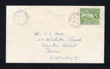BRITISH GUIANA - 1962 - CANCELLATION: Cover franked with single 1954 6c yellow green QE2 issue (SG 336) tied by fine strike of CANJE LAUNCH cds dated 2 OC 1962 with fine second strike alongside. Addressed to UK with NEW AMSTERDAN transit cds on reverse.  (BRG45197)