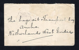 BRITISH GUIANA 1936 TRAVELLING POST OFFICES & DESTINATION