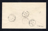 BRITISH GUIANA 1956 REGISTRATION & CANCELLATION
