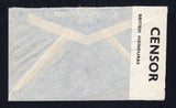 BRITISH HONDURAS - 1942 - CENSORED MAIL: Airmail cover franked with 1938 1c bright magenta & green and 2 x 15c brown & light blue GVI issue (SG 150 & 156) tied by BELIZE cds's dated FE 13 1942. Addressed to USA and censored in British Honduras with printed black & white 'OPENED BY CENSOR BRITISH HONDURAS' censor strip at left.  (BRH44728)