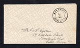 BRITISH HONDURAS - 1938 - CANCELLATION: Stampless cover with fine strike of SAN PEDRO BRITISH HONDURAS cds dated MAY 7 1938. Addressed to UK and not taxed in any way. Very unusual.  (BRH45649)