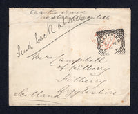 CAPE OF GOOD HOPE - 1901 - BOER WAR: Stampless cover with manuscript 'On active service, no stamps obtainable' with fine MAFEKING C.G.H. squared circle cds dated AP 6 1901. Addressed to UK with transit and arrival marks on front & reverse. Repaired opening tear at top left.  (CAP/18459)