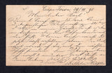 CAPE OF GOOD HOPE 1898 POSTAL STATIONERY & CANCELLATION