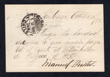 CHILE 1892 POSTAL STATIONERY & ROULETTE ISSUE