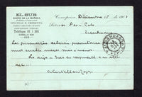 CHILE 1903 TRAVELLING POST OFFICES