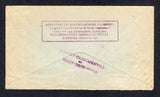 COLOMBIAN AIRMAILS - SCADTA - 1922 - CONSULAR AGENTS CACHETS: Circa 1922. Cover franked with pair 1917 5c dull blue and 1921 30c green SCADTA issue (SG 361 & 22) tied by undated BOGOTA SCADTA cds in purple and by another indistinct cancel. Addressed to GERMANY with fine strike of boxed 'Benuetzet die Kolumbianische Flugpost ! Laufzeit der briefe um 10 tage verkuerzt ! Auskunft und Flugmarken durch das Kolumbianische Generalkonsulat Hamburg, Steinstr 137' German consular agents cachet in purple on reverse w
