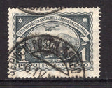 COLOMBIAN AIRMAILS - SCADTA - 1923 - CONSULAR ISSUE: 1p blackish grey Scadta 'Consular' issue with 'CH.' handstamp in black for use in CHILE. A fine cds used copy. 2007 Colomphil (Dieter Bortfeldt) certificate accompanies. (SG 51H)  (COL/31907)