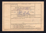 COLOMBIA 1961 PARCEL FORM