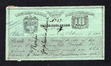 COLOMBIA - 1906 - CUBIERTA: 10c black on green 'Cubierta' (H&G CC37) used from MEDELLIN to BOGOTA. Insured for 200 pesos with BOGOTA arrival mark dated MAR 1 1906 on front. The Cubierta was kept as a receipt with the envelope flap still attached to the reverse with boxed SECCION 7a RECOMENDADOS marking dated FEB 19 1906 on the reverse. Unusual.  (COL44706)