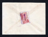 COLOMBIAN PRIVATE EXPRESS COMPANIES - 1952 - RIBON: Printed 'Alberto Labrada, Cali' cover franked on reverse with single 1950 5c carmine lake & buff (SG 730) tied by good strike of boxed EXPRESO RIBON CORREO DIARIO CALI cancel in purple dated 8 JUN 1952. Addressed to MANIZALES.  (COL45170)