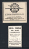 COLOMBIAN PRIVATE EXPRESS COMPANIES 1934 RIBON ADVERTISING