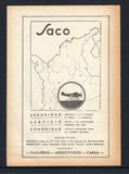 COLOMBIAN PRIVATE EXPRESS COMPANIES 1933 SACO ADVERTISING