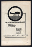 COLOMBIAN PRIVATE EXPRESS COMPANIES 1933 SACO ADVERTISING