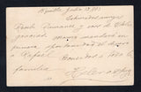 COLOMBIA 1883 POSTAL STATIONERY & DESTINATION