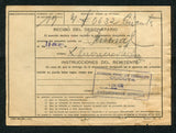 COLOMBIA 1958 PARCEL FORM