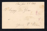 COSTA RICA 1912 POSTAL STATIONERY & CANCELLATION