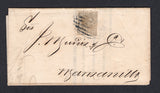 CUBA - 1881 - RATE: Complete printed folded circular datelined 'Habana Febrero 1o de 1881' franked with 1881 2½c olive bistre (SG 93a) tied by barred oval cancel. Addressed to MANZANILLO. A very attractive franking.  (CUB36498)