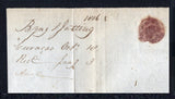 DANISH WEST INDIES 1816 PRESTAMP & MARITIME