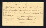 DOMINICAN REPUBLIC 1889 POSTAL STATIONERY & ROUTING