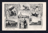 GERMAN COLONIES - TOGO 1908 YACHT ISSUE & POSTCARD