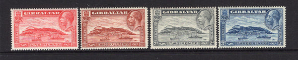 GIBRALTAR - 1931 - GV ISSUE: 'GV' issue perf 14, the set of four fine mint. (SG 110/113)  (GIB/12441)