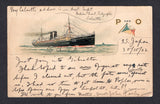 GIBRALTAR 1902 GREAT BRITAIN USED IN GIBRALTAR & MARITIME MAIL