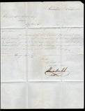 GIBRALTAR 1839 FORERUNNER & SPANISH MAIL AGENT IN GIBRALTAR
