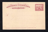 GUATEMALA 1935 POSTAL STATIONERY