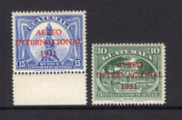 GUATEMALA - 1931 - AIRMAILS: 'Aereo International 1931' overprint issue the pair fine mint. (SG 262/263)  (GUA/4579)