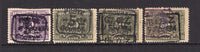 HAITI - 1919 - PROVISIONAL ISSUE: 'Postage Due' PROVISIONAL issue the set of four fine mint. (SG D290/D293)  (HAI/5264)