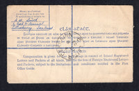 IRELAND 1953 POSTAL STATIONERY & REGISTRATION