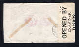 JAMAICA 1940 HIGH VALUE FRANKING, REGISTRATION & CENSORED MAIL