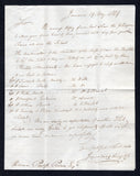 JAMAICA 1804 DISINFECTED MAIL & PRESTAMP