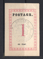 MADAGASCAR - 1886 - BRITISH CONSULAR MAIL: 1d black & rose with 'BRITISH CONSULAR MAIL ANTANANARIVO' handstamp, a fine unused copy. (SG 21)  (MAD/14296)