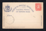 MEXICO 1898 POSTAL STATIONERY