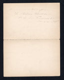 MEXICO 1898 POSTAL STATIONERY