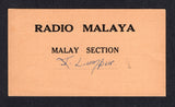 MALAYA - PERAK 1956 CANCELLATION