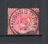 MALAYA - STRAITS SETTLEMENTS - 1883 - CANCELLATION: 2c bright rose QV issue used in Penang with superb complete strike of NIBONG TEBAL cds dated JAN 26 1893. (SG 63a)  (MYA/24286)